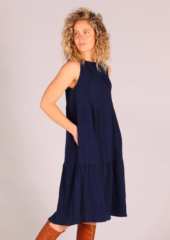 affordable maxi dresses for summer -Tully Dress Ocean Cavern