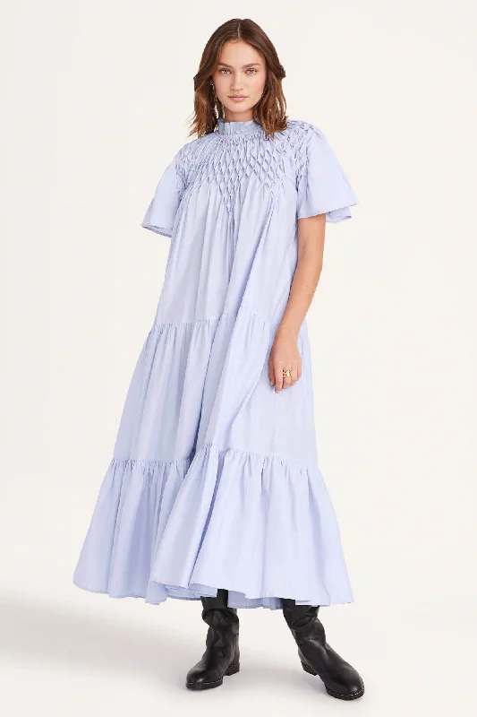 black maxi dresses for girls -Bejart Dress in Lavender Blue