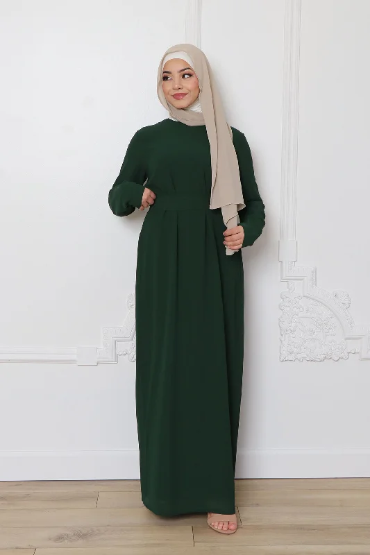 black maxi dresses for summer -Irene Chiffon Dress- Emerald