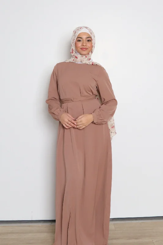 maxi dresses with chic design -Camel Deluxe Soft Maxi Dress