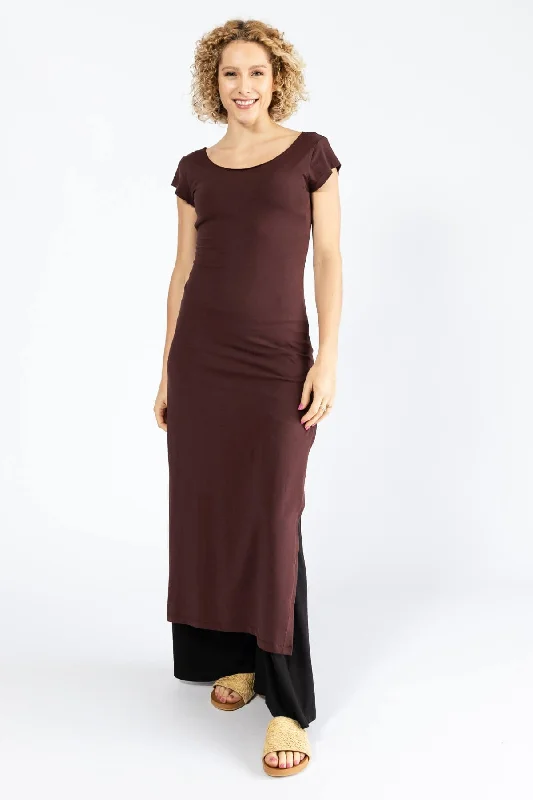 backless maxi dresses for women -Sarita Dress - Sangria