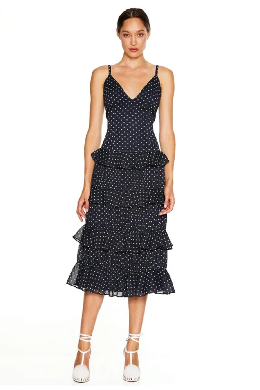 chic midi dresses for date -Power Move Midi Dress