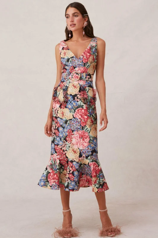 affordable midi dresses for summer -Runaway Midi Dress