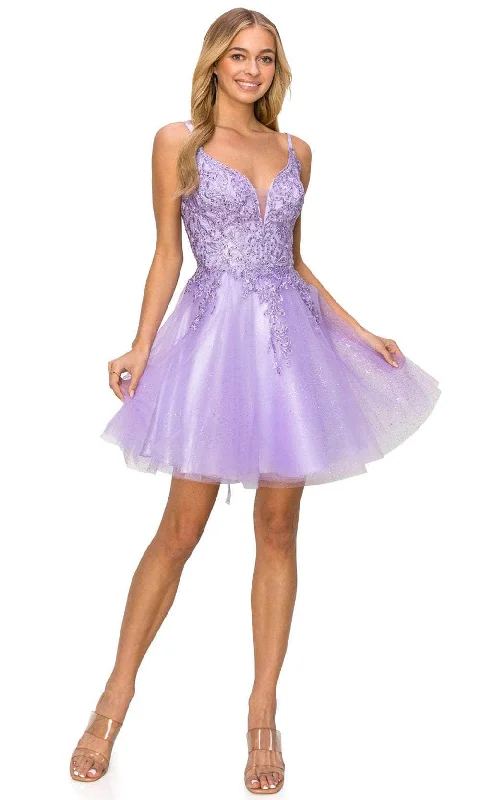 party dress with bold patterns -Cinderella Couture 5125J - Dual Straps Embellished Cocktail Dress