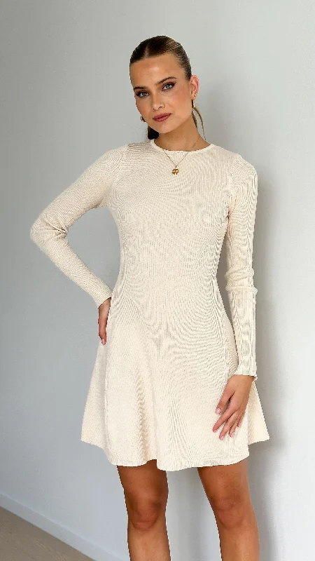 affordable midi dresses for spring -Amity Mini Dress - Cream