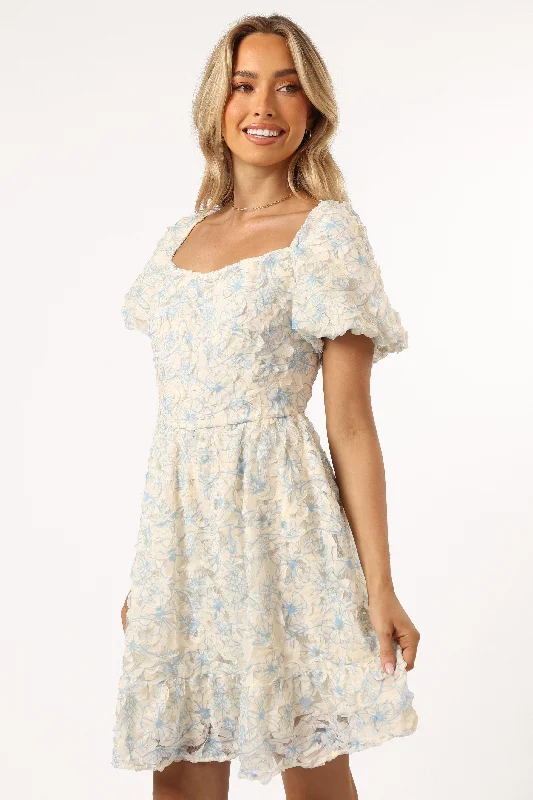 affordable midi dresses for summer -Atticus Mini Dress - Blue