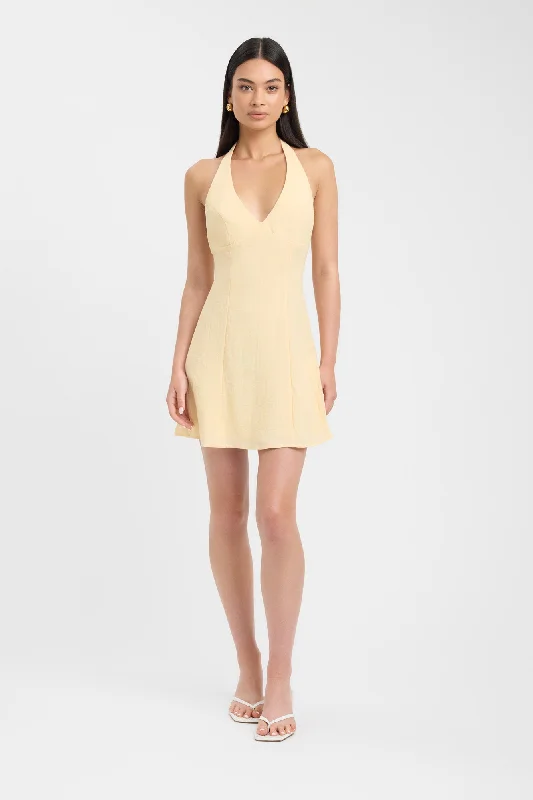 elegant midi dresses for nightlife -Hayman Halter Mini Dress